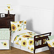 Sweet Jojo Designs&reg; Sunflower 5-Piece Toddler Bedding Set in Yellow/Green