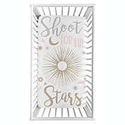 Sweet Jojo Designs&reg; Celestial Photo-Op Fitted Crib Sheet in Pink/Gold