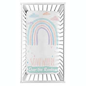 Sweet Jojo Designs&reg; Rainbow Photo Op Fitted Crib Sheet