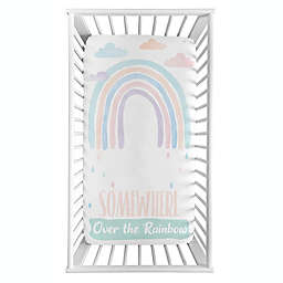 Sweet Jojo Designs® Rainbow Photo Op Fitted Crib Sheet