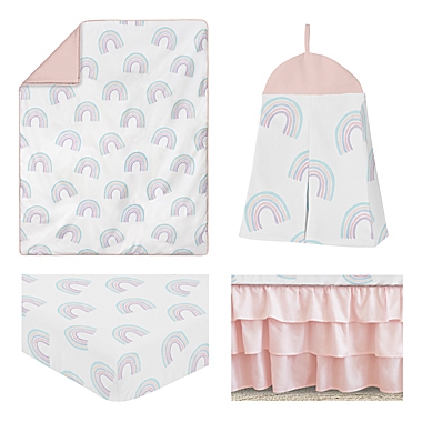Sweet Jojo Designs&reg; Rainbow Nursery Bedding Collection. View a larger version of this product image.