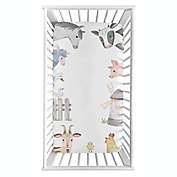 Sweet Jojo Designs&reg; Farm Animals Photo Op Fitted Crib Sheet
