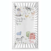 Sweet Jojo Designs&reg; Farm Animals Life Photo Op Crib Sheet