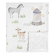 Sweet Jojo Designs&reg; Farm Animals Baby Blanket