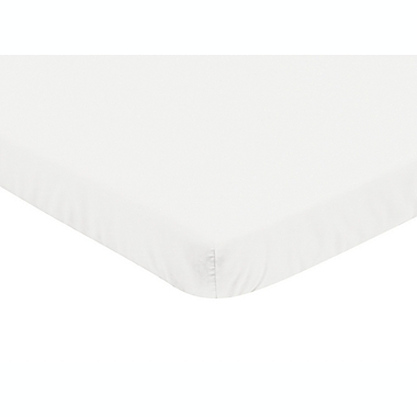 Sweet Jojo Designs&reg; Boho Fringe Mini Fitted Crib Sheet in Ivory. View a larger version of this product image.