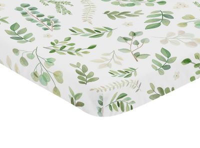 floral mini crib sheet