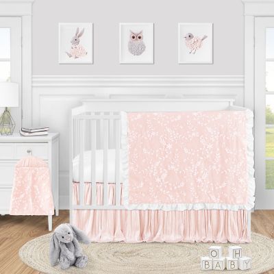 pink baby bedding