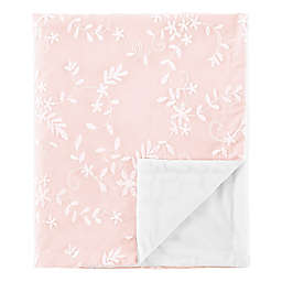 Sweet Jojo Designs® Lace Baby Blanket in Pink/White