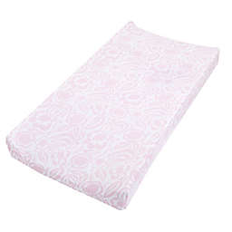 aden + anais™ essentials Damsel Cotton Changing Pad Cover in Pink
