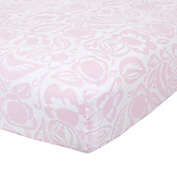 aden + anais&trade; essentials Damsel Fitted Crib Sheet in Pink