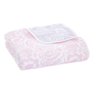 aden + anais&trade; essentials Damsel Muslin Blanket in Pink