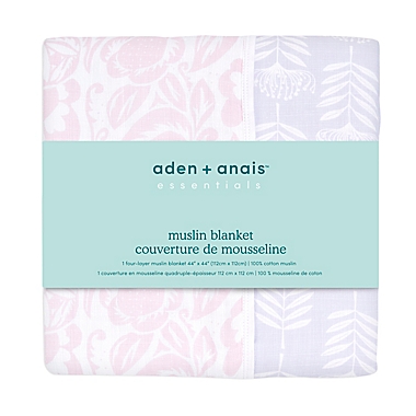 aden + anais&trade; essentials Damsel Muslin Blanket in Pink. View a larger version of this product image.