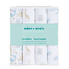 Alternate image 1 for aden + anais&trade; essentials 4-Pack History Muslin Swaddles in Grey