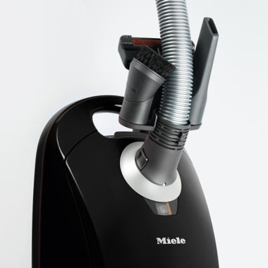 Miele Compact C1 Turbo Team Canister Vacuum in Black. View a larger version of this product image.