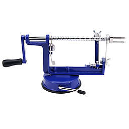 Our Table™ Apple Peeler with Vacuum Base in Blue