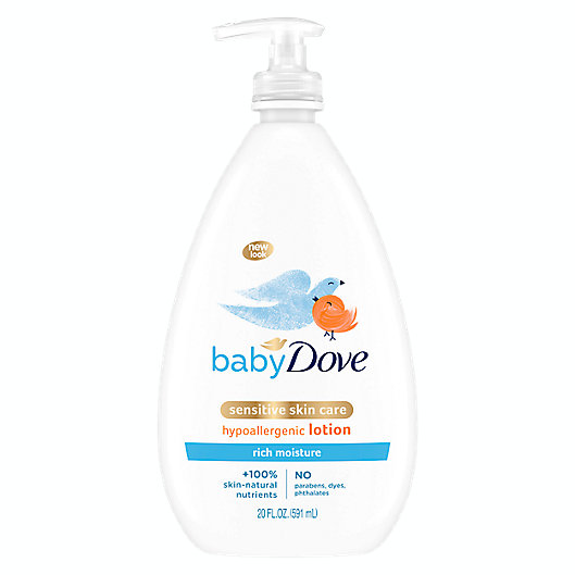 Alternate image 1 for Baby Dove® 20 oz. Nourishing Baby Lotion with Rich Moisture
