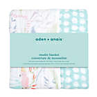 Alternate image 1 for aden + anais&trade; essentials Tropicalia Muslin Blanket in Pink