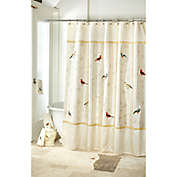 Avanti Gilded Birds 70-Inch x 72-Inch Shower Curtain