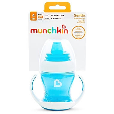 Munchkin&reg; Gentle&trade; 4 oz. Transition Trainer Cup in Blue. View a larger version of this product image.