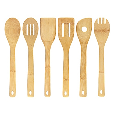 Simply Essential&trade; 6-Piece Bamboo Utensil Set. View a larger version of this product image.