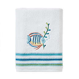 SKL Home™ Ocean Watercolor Bath Towel in White