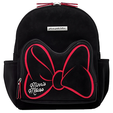 Petunia Pickle Bottom&reg; Signature Minnie Mouse District Diaper Bag Backpack in Black. View a larger version of this product image.