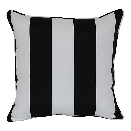 Alternate image 1 for W Home™ Cabana Stripe Square Indoor/Outdoor Throw Pillow