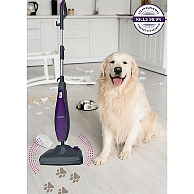 SALAV STM-403 Pet Motion Vibrating Steam Mop in Plum. View a larger version of this product image.