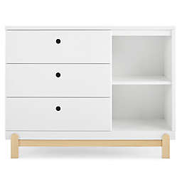 Delta Children® Poppy 3-Drawer Dresser in White/Natural