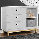 Alternate image 1 for Delta Children&reg; Poppy 3-Drawer Dresser in White/Natural
