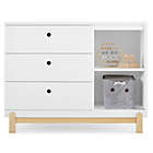Alternate image 3 for Delta Children&reg; Poppy 3-Drawer Dresser in White/Natural