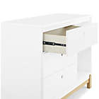 Alternate image 5 for Delta Children&reg; Poppy 3-Drawer Dresser in White/Natural