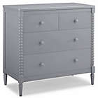 Alternate image 2 for Delta Children Saint 4-Drawer Dresser with Changing Topper in Grey