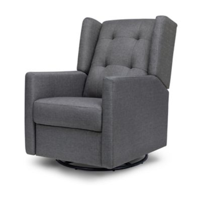 delta gavin nursery swivel glider recliner