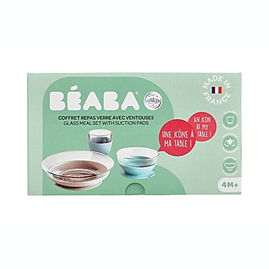 BEABA&reg; Glass Meal Set with Suction in Rain. View a larger version of this product image.