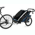 Alternate image 1 for Thule&reg; Chariot Cross Multi-Sport Double Stroller in Majolica Blue