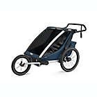 Alternate image 3 for Thule&reg; Chariot Cross Multi-Sport Double Stroller in Majolica Blue