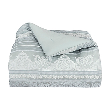 J. Queen New York&trade; Riverside 4-Piece Reversible Queen Comforter Set in Spa. View a larger version of this product image.
