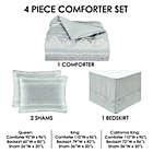 Alternate image 4 for J. Queen New York&trade; Riverside 4-Piece Reversible Queen Comforter Set in Spa