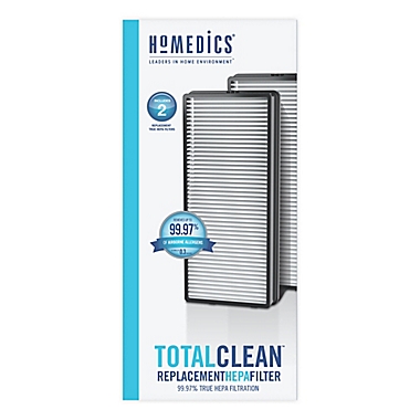 HoMedics&reg; Replacement True HEPA Filter (Set of 2). View a larger version of this product image.