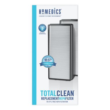 HoMedics&reg; Replacement True HEPA Filter (Set of 2). View a larger version of this product image.