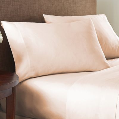 Nestwell&trade; Egyptian Cotton Sateen 625-Thread-Count Twin Sheet Set in Silver Peony