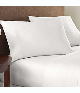 Set de sábanas matrimoniales de algodón egipcio NestWell™ color blanco