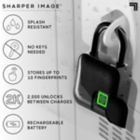Alternate image 1 for Sharper Image&reg; Fingerprint Lock in Black