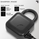 Alternate image 5 for Sharper Image&reg; Fingerprint Lock in Black