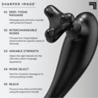 Alternate image 5 for Sharper Image&reg; Single Node Percussion Corded Massager