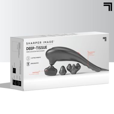 Sharper Image&reg; Single Node Percussion Corded Massager. View a larger version of this product image.