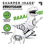 Alternate image 6 for Sharper Image&reg; Robotosaur Trainable Robotic Dinosaur in White