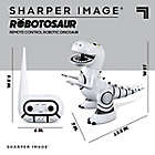 Alternate image 8 for Sharper Image&reg; Robotosaur Trainable Robotic Dinosaur in White