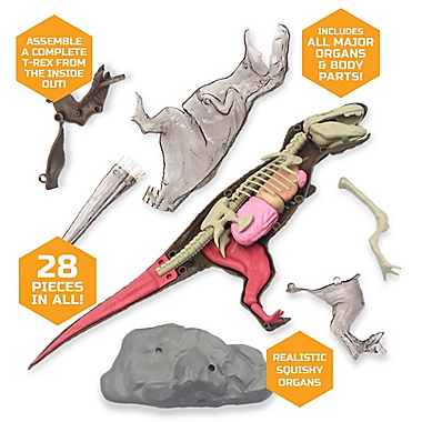 Discovery&trade; MINDBLOWN Toy Anatomy T-Rex 28-Piece Playset. View a larger version of this product image.